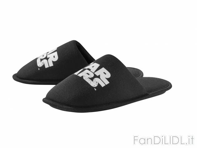 Pantofole da uomo Star Wars, prezzo 4.99 € 
Taglie: 40-45
Taglie disponibili

Caratteristiche ...