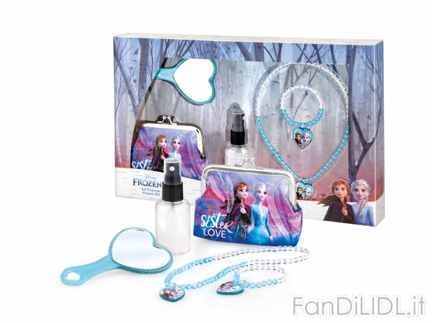 Cofanetto principessa , prezzo 8.99 €  
-  Spray glitterato + gadget