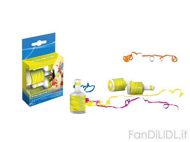 Bottigliette CIN CIN spara stelle filanti Pyrogiochi, prezzo 0.99 &#8364; 
4 ...