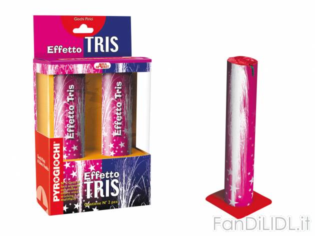 Fontana EFFETTO TRIS Pyrogiochi, prezzo 4.99 &#8364;  
2 pezzi
Caratteristiche