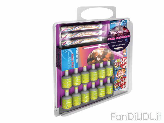 Family Pack Indoor Pyrogiochi, prezzo 7.99 &#8364; 
Assortimento da 136 pezzi ...
