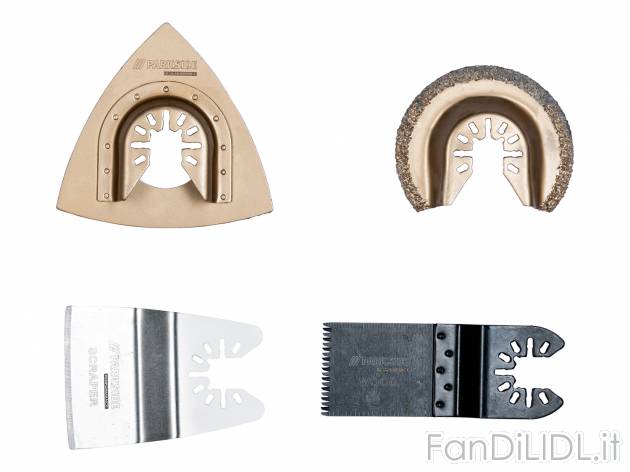 Set accessori multiuso Parkside, prezzo 7.99 €  
4 o 8 pezzi
Caratteristiche