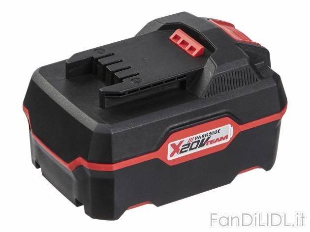 Batteria 4 Ah Parkside, prezzo 29.99 € 
- Indicatore dello stato di carica a ...
