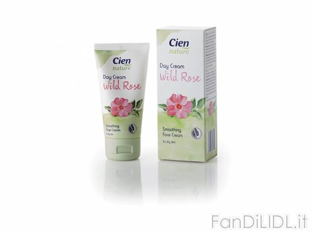 Crema viso Rosa canina , prezzo 2,19 &#8364; per 50ml confezione, € 43,80/l ...