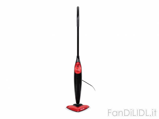 Scopa a vapore Vileda, prezzo 49.00 € 
4 panni in microfibra inclusi 
- Per ...