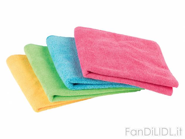 Panno multiuso in microfibra XXL Vileda, prezzo 2.99 €  
4 pezzi
Caratteristiche