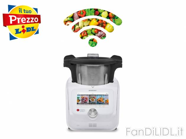 Robot da cucina multifunzione Monsieur Cuisine Connect Silvercrest aka Lidlomix, ...