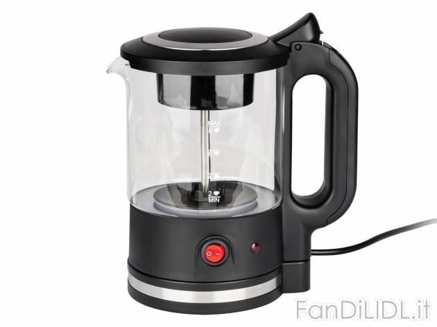 Teiera elettrica Silvercrest Kitchen Tools, prezzo 14.99 &#8364; 
1 L 
- Caraffa ...