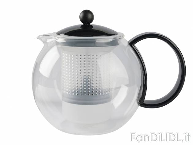 Teiera Bodum, prezzo 9.99 &#8364; 
1 L 
- Utilizzabile sia con le foglie del ...