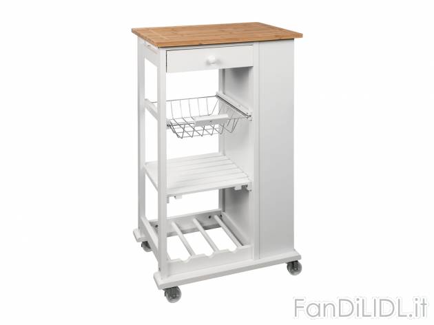 Carrello da cucina Livarno Living, prezzo 49.00 &#8364; 
- Con cestello estraibile ...