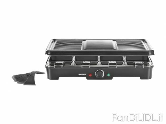 Raclette-grill Silvercrest Kitchen Tools, prezzo 24.99 &#8364; 
- Piastra grill ...