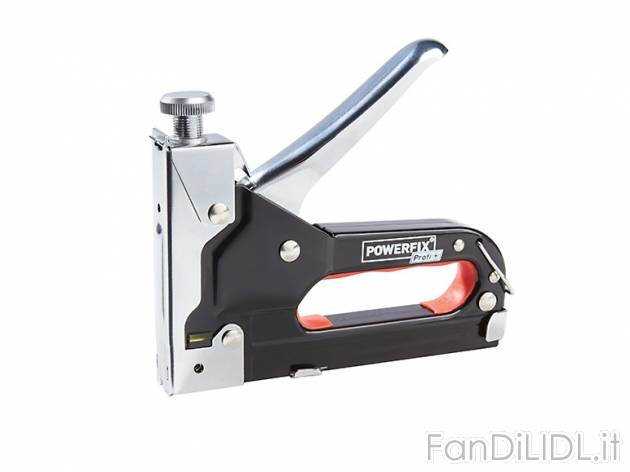 Set pistola sparapunti Powerfix, prezzo 7,99 &#8364; per Al set 
- Con regolazione ...
