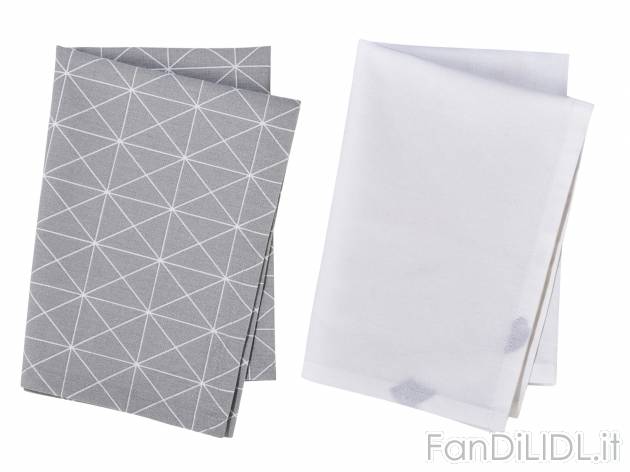 Asciugapiatti Meradiso, prezzo 2.99 &#8364; 
2 pezzi - 50x70 cm 
- In puro cotone
Caratteristiche
 ...