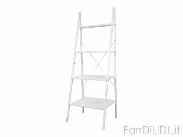 Scaffale a scala Livarno Living, prezzo 34.99 € 
- Telaio in metallo
- Stabilizzatore ...