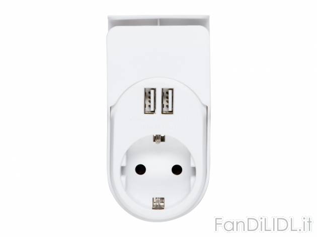 Adattatore da presa Silvercrest, prezzo 5.99 € 
- Con sensore crepuscolare
- ...