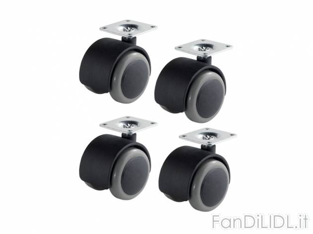 Set rotelle per mobili Powerfix, prezzo 4,99 &#8364; per Al set 
A scelta fra: ...