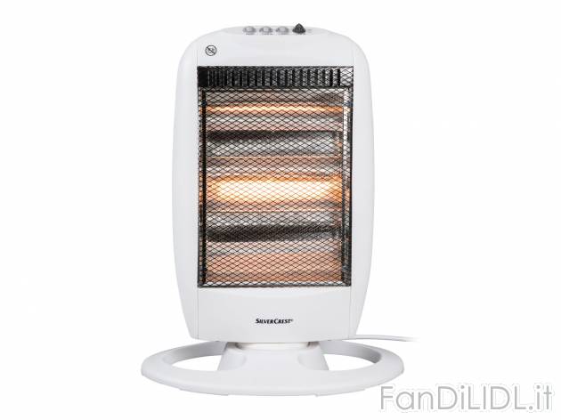 Stufa alogena Silvercrest, prezzo 19.99 € 
- 3 livelli di riscaldamento: 400 ...