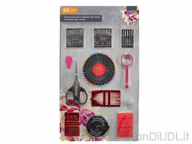 Set accessori per cucito o elastici , prezzo 3,99 &#8364; per Al set 
A scelta ...