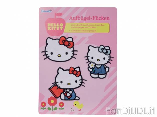 Set toppe termoadesive , prezzo 2,99 &#8364; per Al set 
- A scelta fra diversi ...