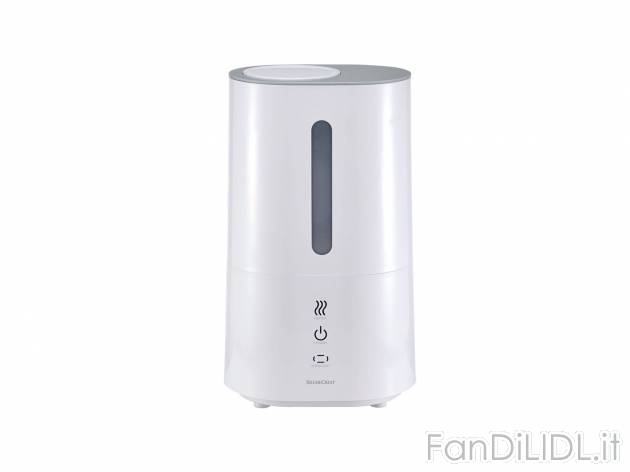 Umidificatore ad ultrasuoni Silvercrest, prezzo 39.99 € 
- Utilizzabile anche ...