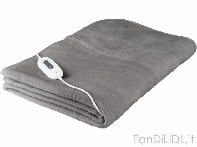 Coperta termica Sanitas, prezzo 29.99 € 
180 x 130 cm 
- 6 livelli di temperatura
- ...