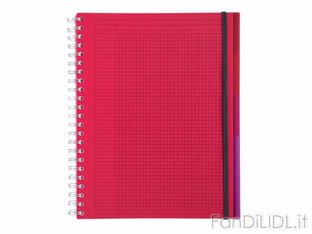 Blocco a spirale con divisori United Office, prezzo 2,99 &#8364; per Alla confezione ...
