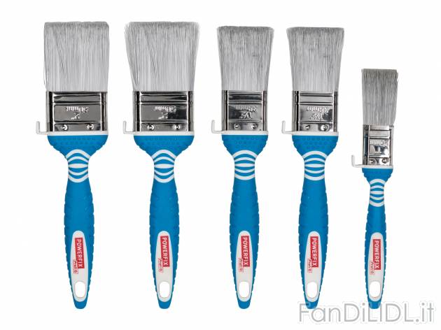 Set pennelli Powerfix, prezzo 3.99 &#8364; 
5 pezzi 
- Larghezza pennello: 1x ...