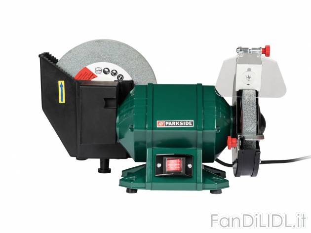 Molatrice da banco Parkside, prezzo 39.99 € 
- Mola per umido a rotazione lenta ...