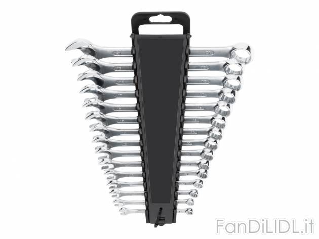 Set chiavi combinate Powerfix, prezzo 9.99 &#8364; 
15 pezzi
Caratteristiche

- ...