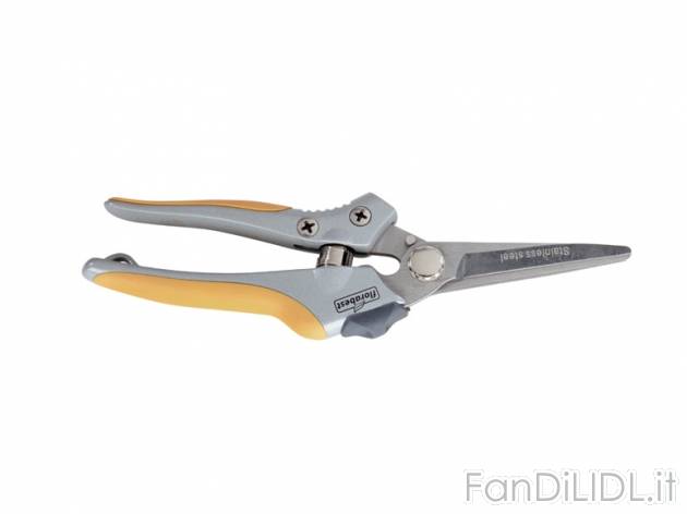 Forbici da giardino Florabest, prezzo 2,99 &#8364; per Alla confezione 
- Lame ...