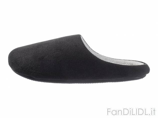 Pantofole da uomo Livergy, prezzo 4.99 € 
Misure: 40-45 
- Prodotto sostenibile ...