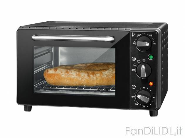 Forno elettrico con grill , prezzo 39.99 &#8364; per Alla confezione 
- Regolazione ...
