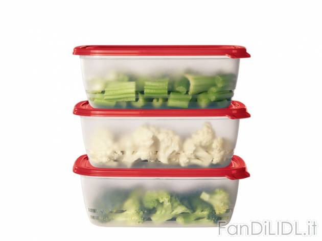 Set contenitori salvafreschezza Ernesto, prezzo 2,99 &#8364; per Al set 
- ...