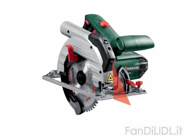 Sega circolare Parkside, prezzo 49,99 &#8364; per Alla confezione 
- Guida laser ...