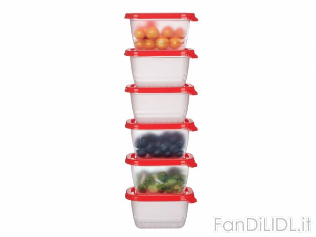 Set contenitori salvafreschezza , prezzo 2.99 &#8364; per Al set 
- A scelta ...