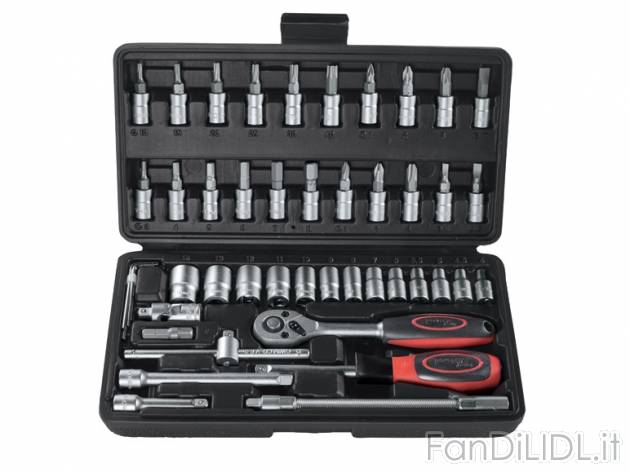 Set chiavi a cricco Powerfix, prezzo 14,99 &#8364; per Al set 
- In acciaio ...