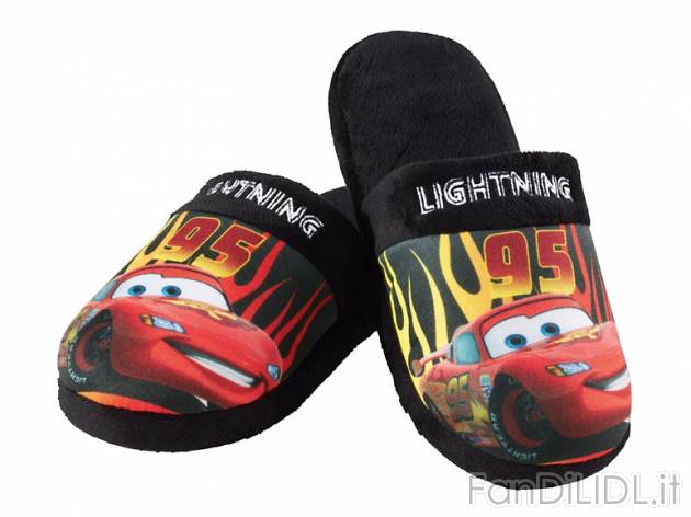 Pantofole per bambini , prezzo 4,99 &#8364; per Al paio 
- Cars, Spiderman, ...