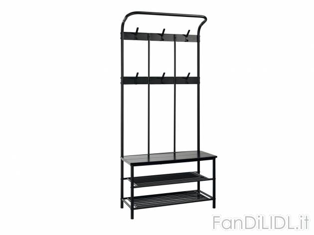 Appendiabiti con scarpiera Livarno Living, prezzo 79.00 &#8364; 
- 6 ganci doppi
- ...