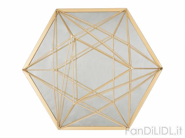 Specchio Design Melinera, prezzo 14.99 € 
- Cornice e graticolato in metallo
- ...