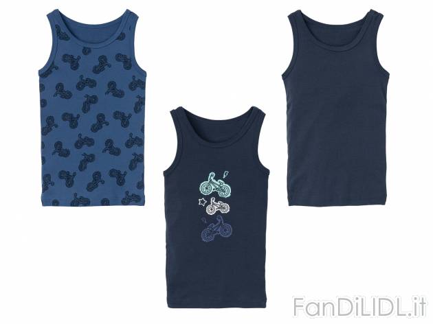 Canotta da bambino Lupilu, prezzo 4.99 &#8364; 
3 pezzi - Misure: 2-6 anni 
- ...