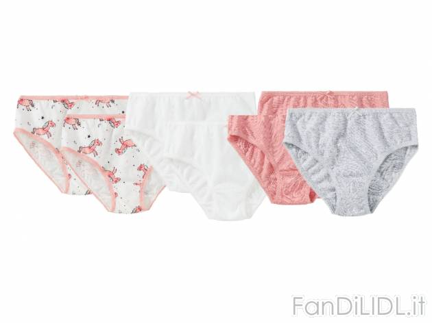 Slip da bambina Lupilu, prezzo 5.99 &#8364; 
7 pezzi - Misure: 2-6 anni 
- Prodotto ...