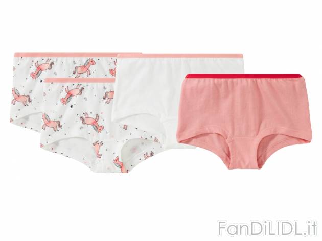 Culottes da bambina Lupilu, prezzo 5.99 &#8364; 
4 pezzi - Misure: 2-6 anni ...
