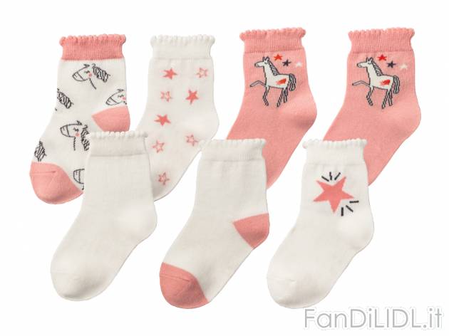 Calze per bambini Lupilu, prezzo 3.99 &#8364; 
7 paia - Misure: 19-42 
- Prodotto ...