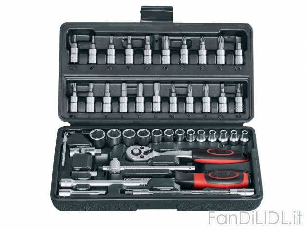 Set chiavi a cricco , prezzo 14.99 &#8364; per Al set 
- In acciaio al cromo ...