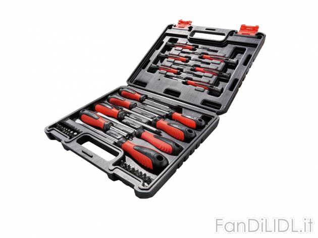 Set cacciaviti Powerfix, prezzo 8,99 &#8364; per Al set 
Set composto da: 
- ...