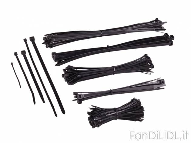 Fascette fermacavi Powerfix, prezzo 2,99 &#8364; per Alla confezione 
- In diverse ...