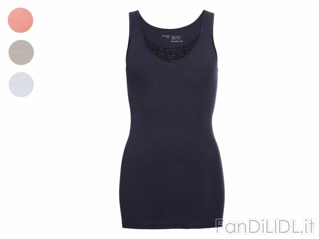 Canottiera da donna Esmara Lingerie, prezzo 3.99 € 
Misure: S-L 
- Puro cotone
Taglie ...