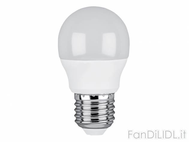 Lampadina LED Livarno Lux, prezzo 2.99 &#8364; 
Dimmerabile 
E27
- 5,5 W
- Bianco ...