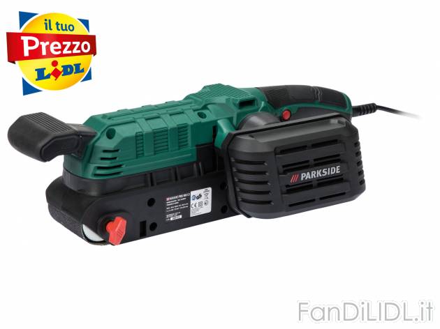 Levigatrice a nastro Parkside PBS 900 C3, prezzo 34.99 € 
- Rotella di regolazione ...