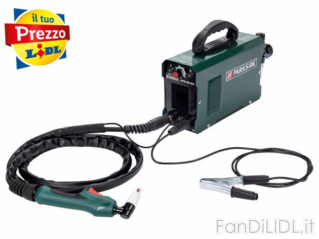 Saldatrice elettrica a filo Parkside PPS 40 B2, prezzo 99.00 € 
EDIT: taglio ...